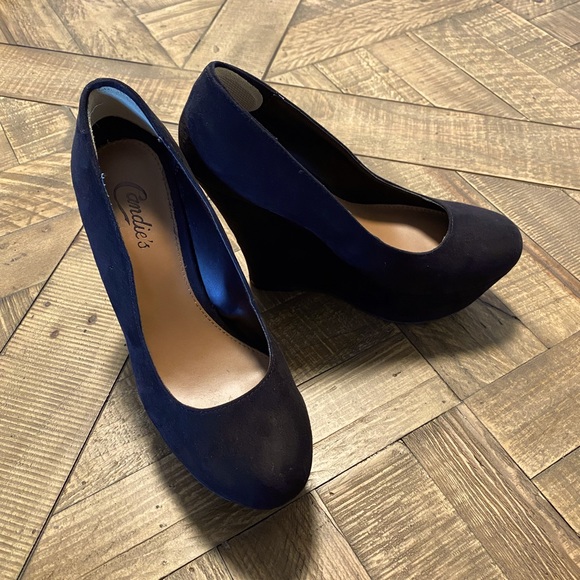 Candie's Shoes - Candies Black Wedge Heels